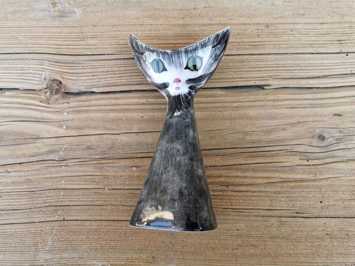 Design Porzellankatze 60er