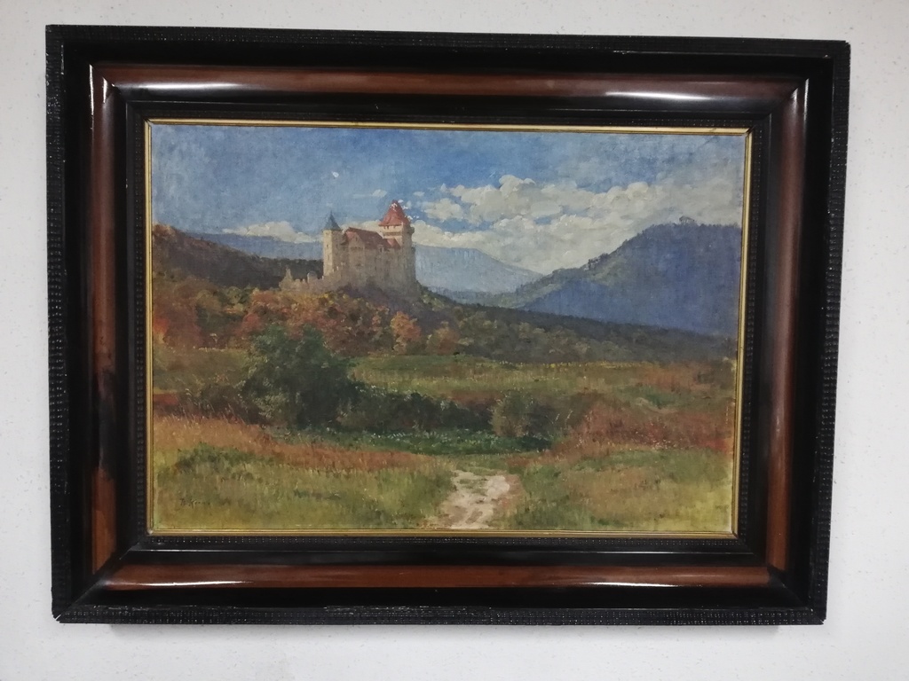 Peter Julius Kern (1881-1963 Liptovský Mikuláš, Slowakei) ,, Burg Lichtenstein,,
