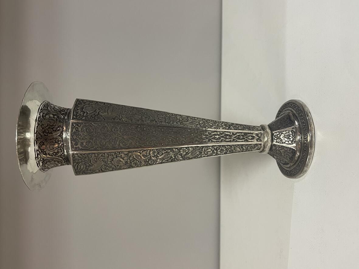 Orientalische Vase - Silber