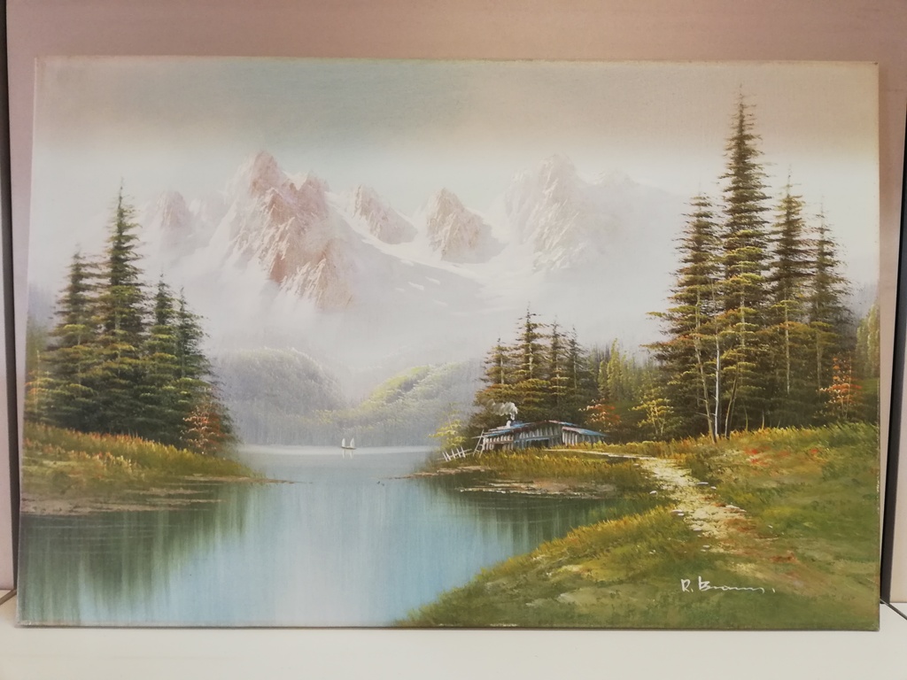 See in Berglandschaft
