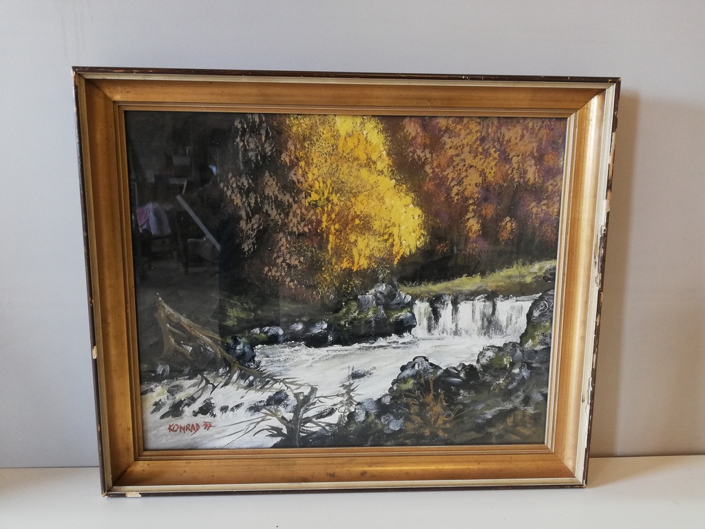 Josef Konrad - Wildbach im Wald