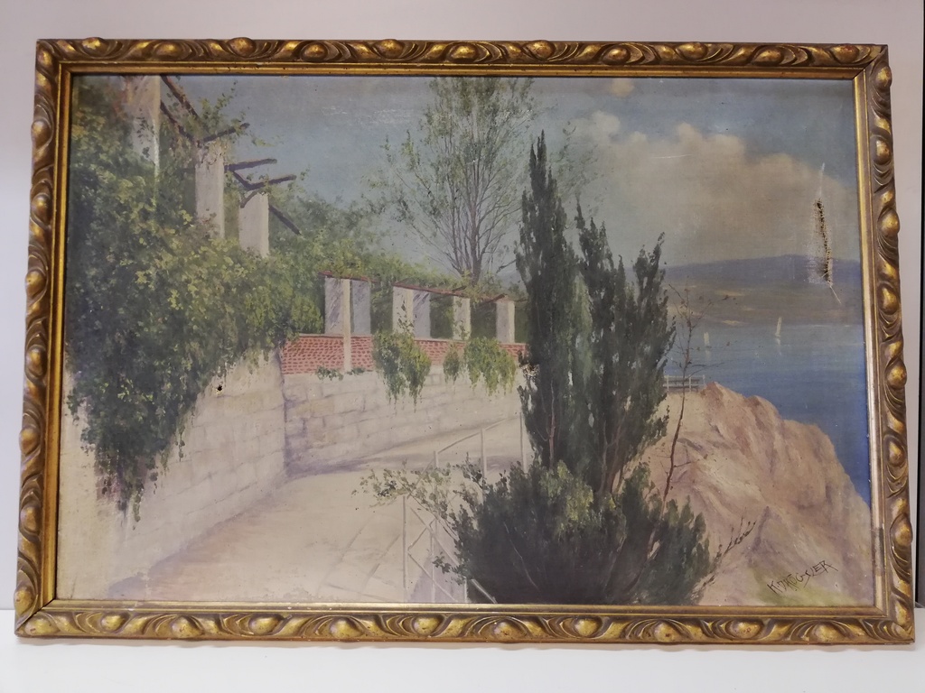 K. Drögsler- Uferpromenade mit Laubengang