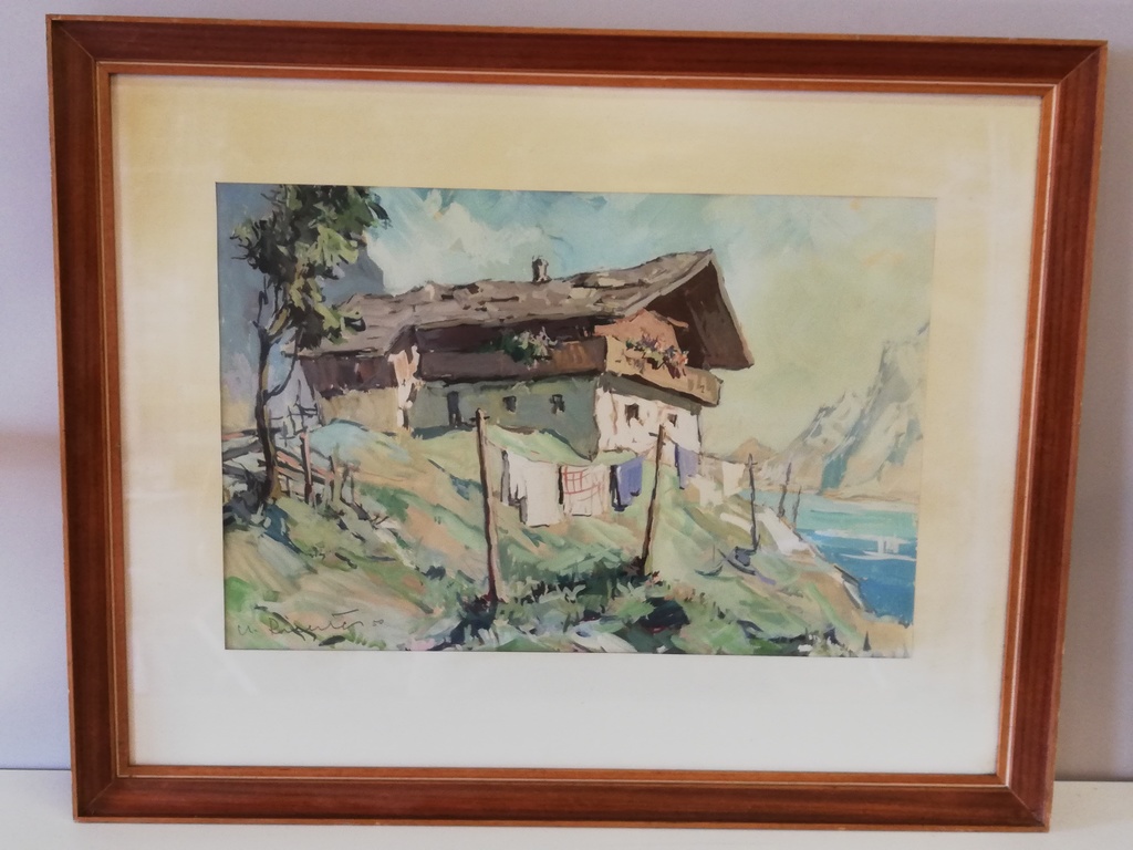 Bauernhaus am Bergsee