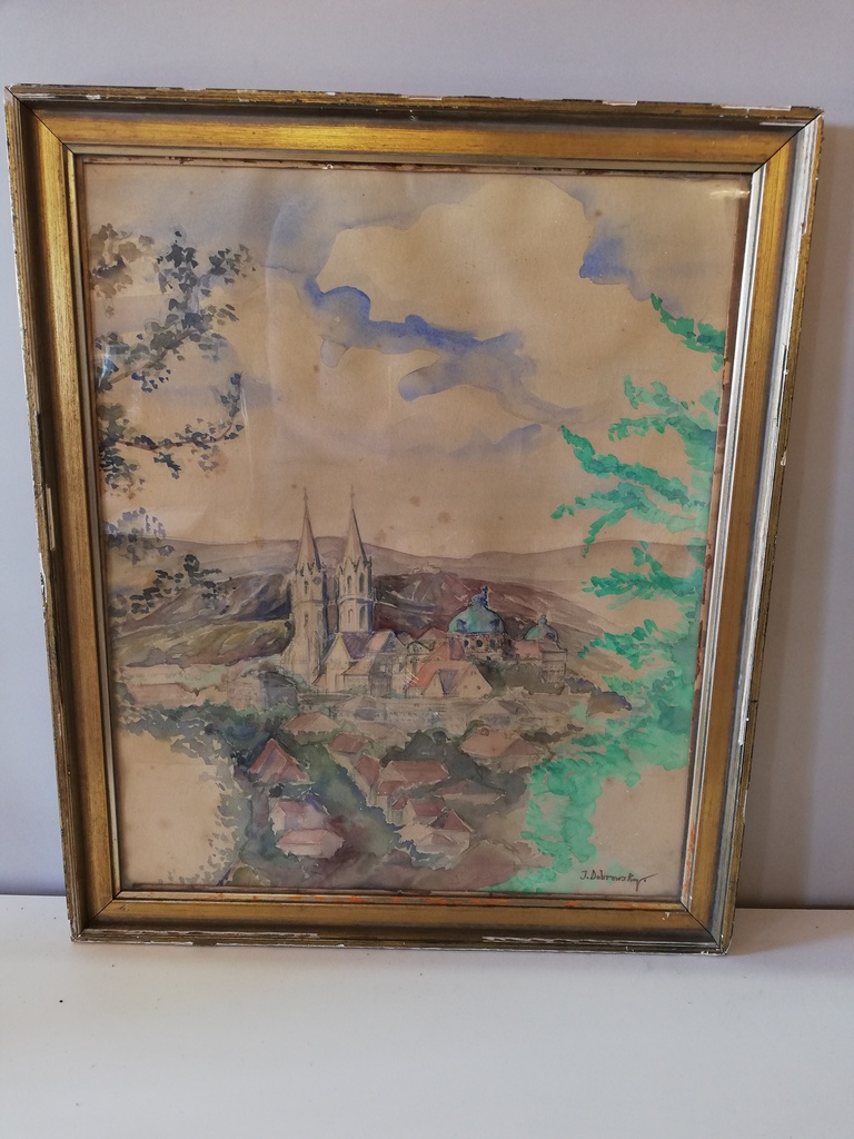 Josef Dobrowsky ,, Blick auf Klosterneuburg 