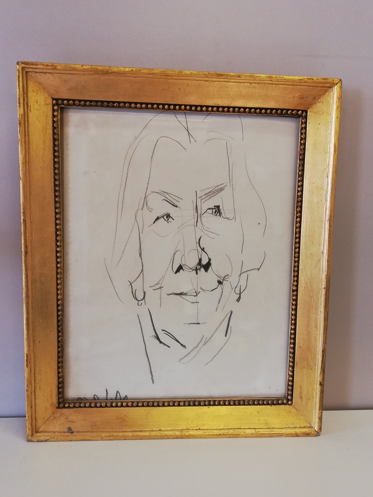 Portrait von älterer Dame