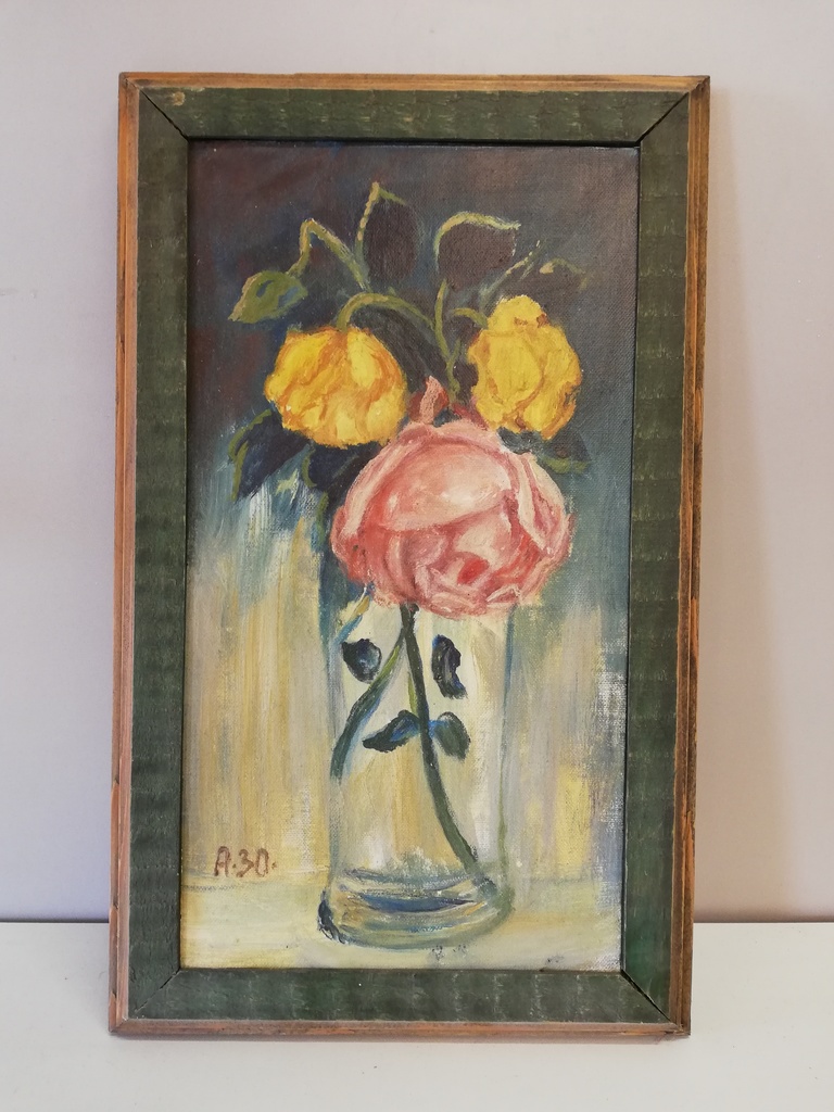 Stilleben mit Rose