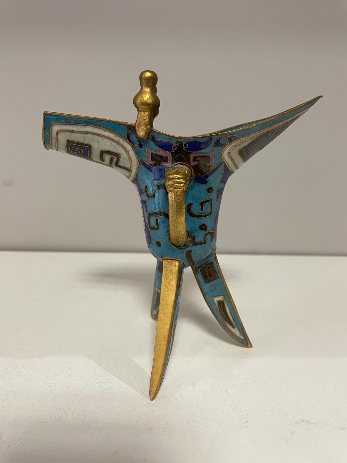 Emaille Cloisonné - Gefäß