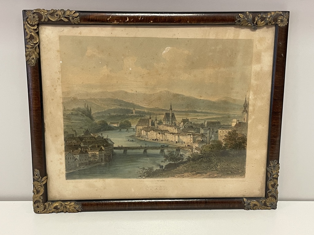 L. Czerny, Stadt Steyr, Farblithographie