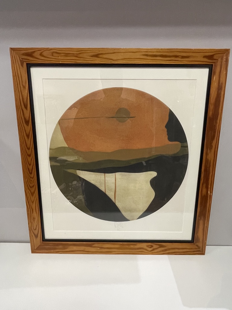 Kraus, Landschaft mit Gesicht, Kunstdruck, Limitierung: 4. von 10